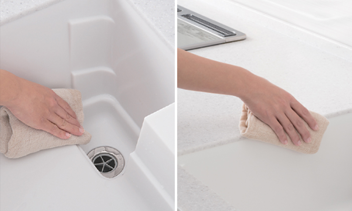 無縫隙設計不容易積污垢,容易保持清潔