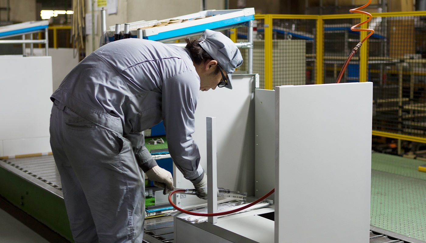 組裝、檢查、包裝、出貨