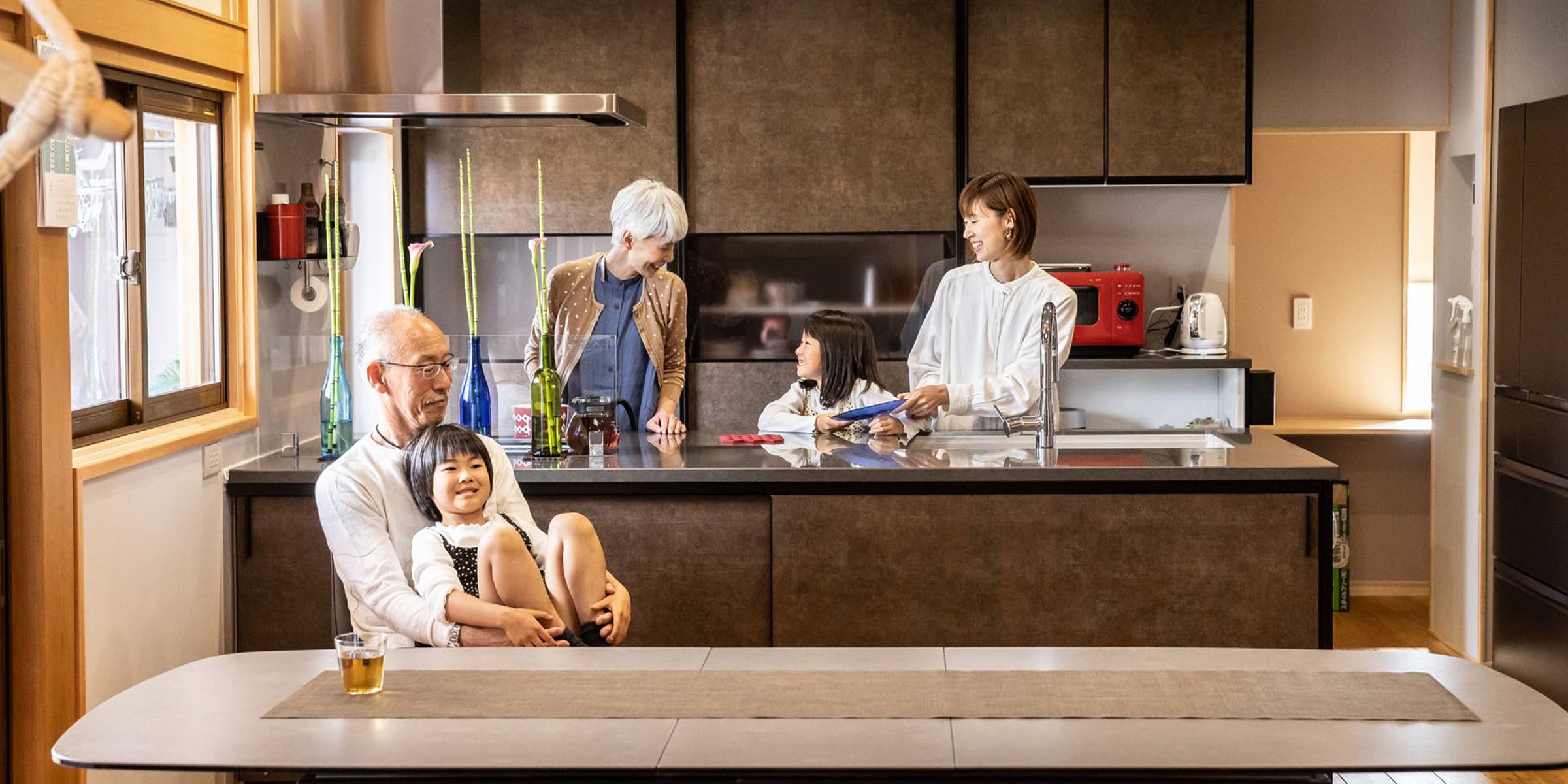 即使是兩代同住也能過寬敞舒適的生活